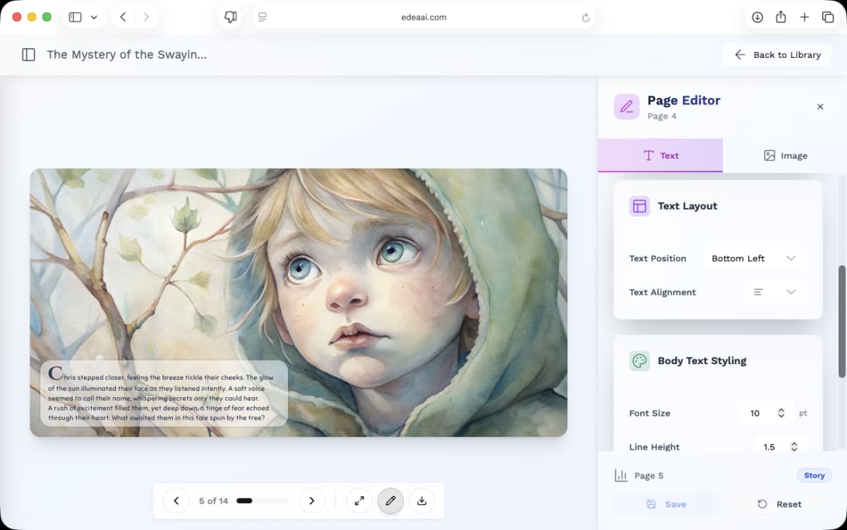 Edea AI - Personalized Storybook Creator